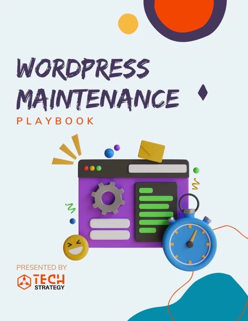 wordpress maintenance playbook ecover