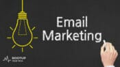 cover image with light bulb that says email marketing